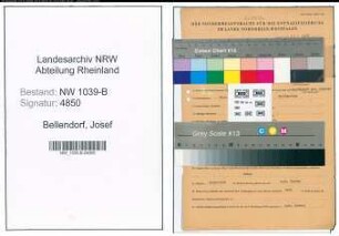 Entnazifizierung Josef Bellendorf , geb. 25.06.1889 (Bahnhofswirt)
