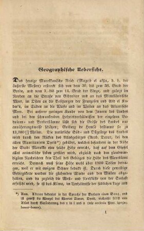 Kurze Beschreibung von Magrib el Akßa oder Schilderung der Staaten von Marokko in geographischer, statistischer und politischer Hinsicht