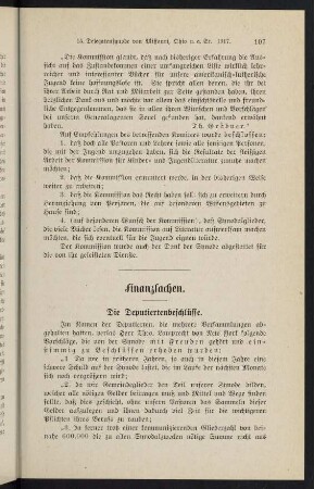 107-139, Finanzsachen