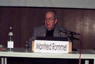 Freiburg im Breisgau: Manfred Rommel hält einen Vortrag an der Pädagogischen Hochschule