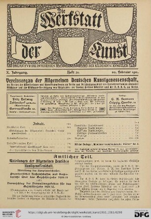 Heft 21 (20. Feburar 1911)