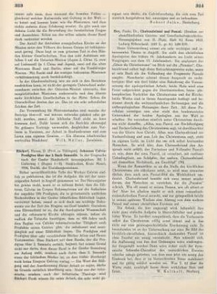 313-314 [Rezension] Calvin, Jean, Predigten über das 2. Buch Samuelis