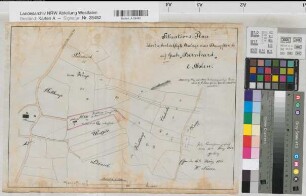 Ahlen (Ahlen) Grube Bernhard Kesselanlage Lageplan 1880 1 : 2500 31,5 x 45 Zeichnung Bergämter Nr. 5366