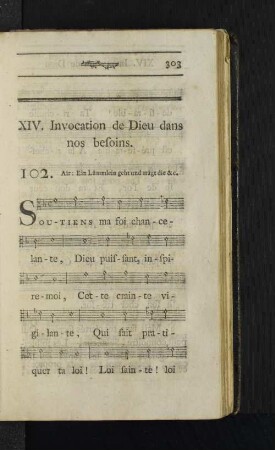 XIV. Invocation de Dieu dans nos besoins.