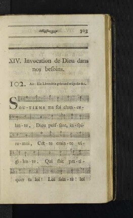 XIV. Invocation de Dieu dans nos besoins.