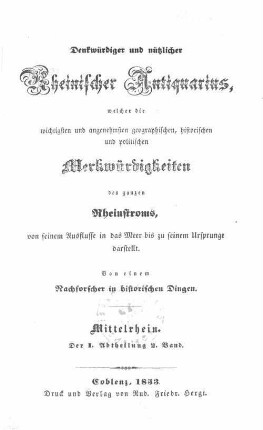 2: Coblenz, die Stadt