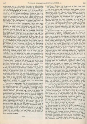 948-949 [Rezension] Fuß, Werner, Tradition und Komposition im Buche Jesus Sirach