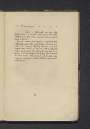 The Examination V