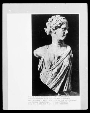 Weibliche Statue vom Apollotempel in Civita Castellana