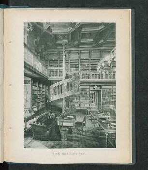 Bibliothek-Lese-Saal