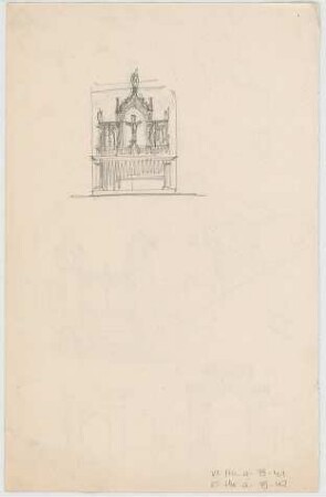 Thiersch, August ; Berchtesgaden (Bayern); Ev. Pfarrkirche - Altar (Ansicht)