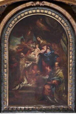 Madonna mit den Heiligen Nikolaus von Bari und Filippo Neri