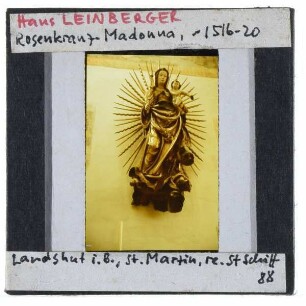Landshut, St. Martin,Leinberger, Madonna (Landshut)