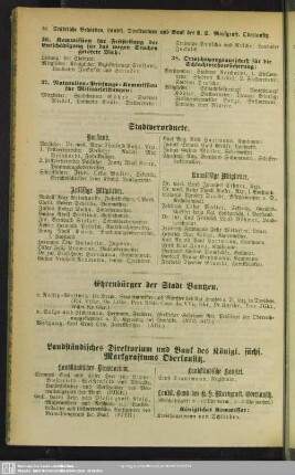 Landständisches Direktorium und Bank des Königl. sächs. Markgrafthums Oberlausitz