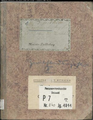 Zivilstandsregister (T März 1811- August 1811) der Munizipalität Tecklenburg. (Gemeinde: Tecklenburg, Kreis Tecklenburg)