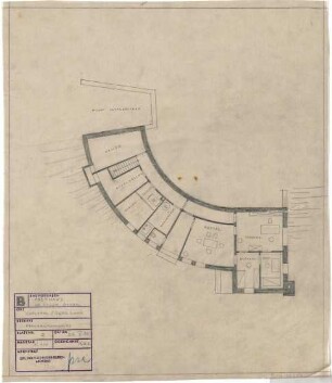 Schneider - Esleben, Paul; Gummersbach - Wegescheid (damals Landkreis Gimborn - Wegescheid), Schwarzenberger Str. 1; Haus Bonzel - Grundriss Keller