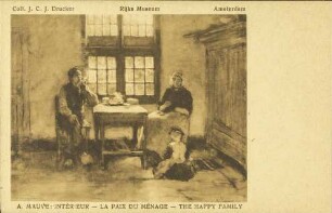 A. Mauve: Intérieur - La Paix du Ménage - The Happy Family