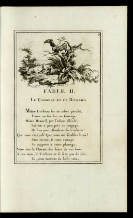 Fable II. Le Corbeau Et Le Renard.