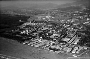 Freiburg: Industriegebiet, von Süden