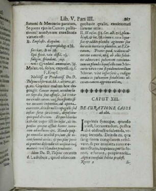Caput XIII. De Curatione Casus Ab Alto.