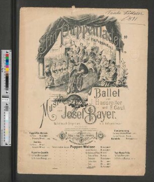 Im Puppenladen : (die Puppenfee) ; Ballet ; Puppen-Walzer