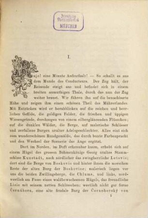 Bilder aus der Mährischen Schweiz u. ihrer Vergangenheit : Mit Ill. n. Originalen ...