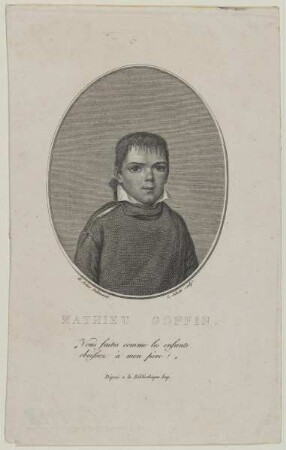 Bildnis des Mathieu Goffin