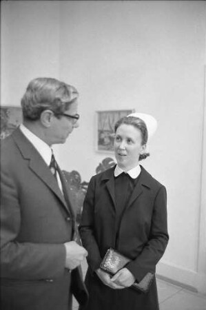 Amtseinführung der neuen Oberin der Städtischen Krankenanstalten Karlsruhe Heidi Brandt