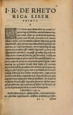 Ioa. Rivii De Rhetorica : libri 3