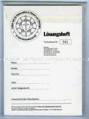 Heimatwettbewerb, Luther und die Reformation in Hessen und Thüringen