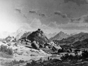 Landschaft mit Burg