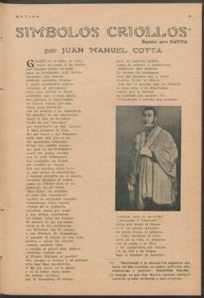 Símbolos criollos