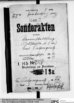 Verunstaltung. Ortsstatuten und Vorschriften gegen Verunstaltung im Kreise Ostprignitz
