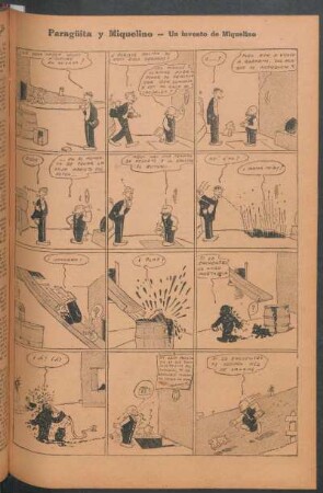 Paragüita y Miquelino. - [Cómic] : Un invento de Miquelino
