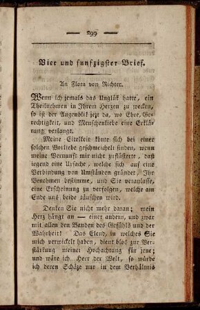 Vier und funfzigster Brief. An Flora von Richter