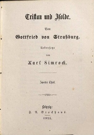 Tristan und Isolde, 2