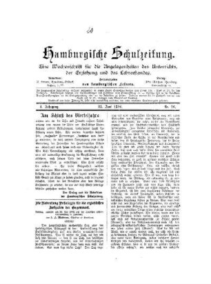 Die Bedeutung Pestalozzis für die erziehlichen Aufgaben der Gegenwart : (Schluß)