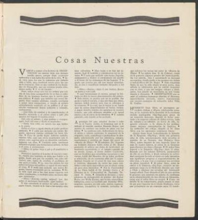 Cosas Nuestras