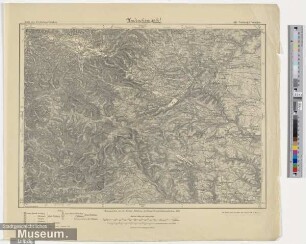 Karte des Deutschen Reiches. 644. Freiburg i. Breisgau.