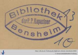 Stempel (Aus: UB Freiburg, NB 9/1162).