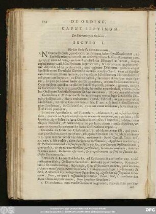 Caput Septimum De Sacramento Ordinis.
