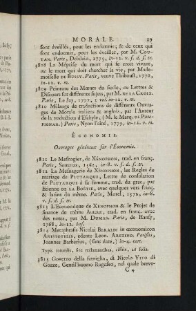 39-76, Économie