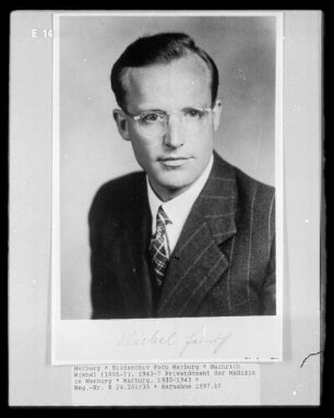 Heinrich Wiebel (1908-?), 1943-? Privatdozent der Medizin in Marburg