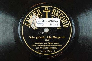 Dein gedenk' ich, Margarete / [Meyer-Helmund, Erik]