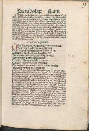 Capitulum quintum