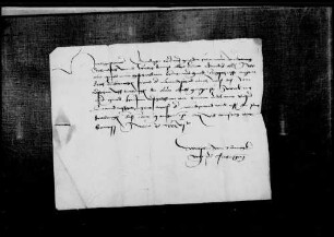 Der Vogt von Tuttlingen überschickt Graf Ebehrard (V.) d. Ä. eine (nicht erhaltene) Aufzeichnung des Landschadens und was zu Tuttlingen verbaut worden ist.