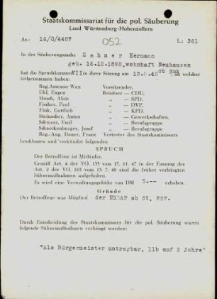 Zahner, Hermann