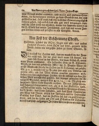 154-167, Am Fest der Erscheinung Christi