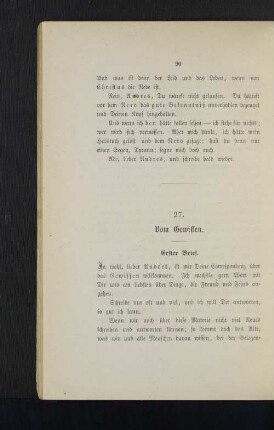 27. Vom Gewissen.