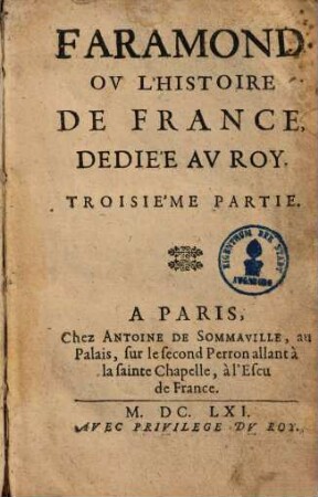 Faramond ou l'histoire de France, 3
